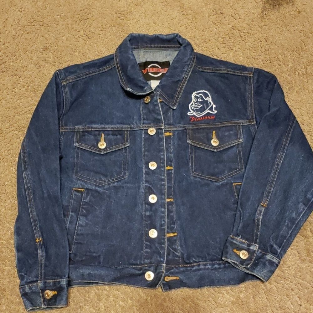 Vtg 2000s Boys Hip Hop Fat Albert Jean Jacket sz S